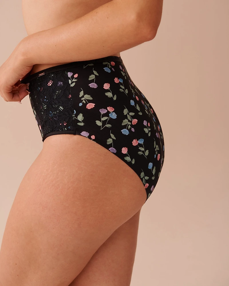 Microfiber Sleek Back High Waist Bikini Panty