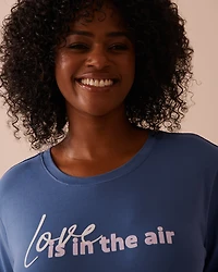 Dog Print Super Soft Short Sleeve Sleepshirt