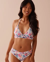 Haut de bikini triangle croisé à l'avant INDIGO