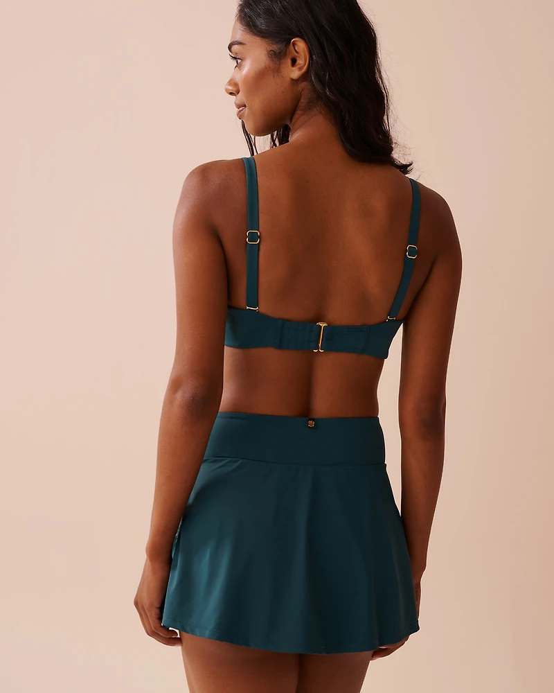 DEEP TEAL D Cup Bandeau Bikini Top