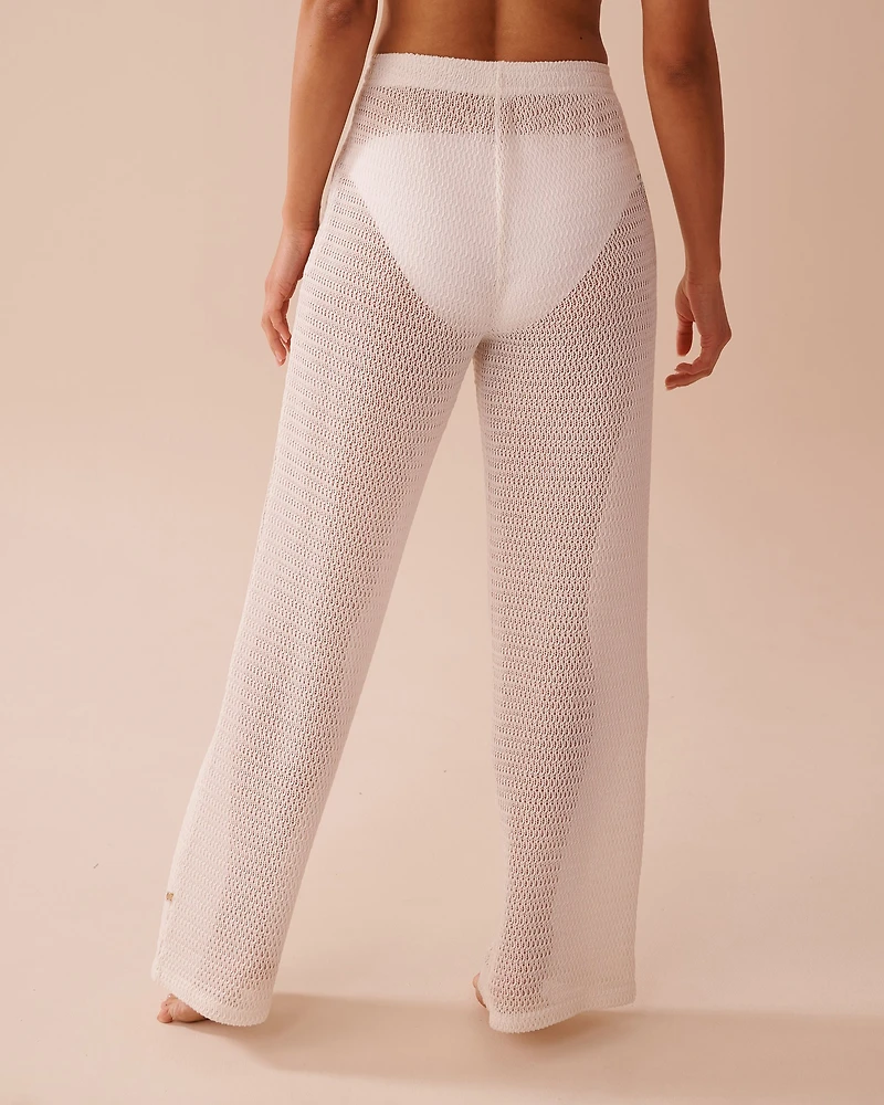 Pantalon en crochet