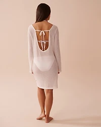 Tunique manches longues en crochet