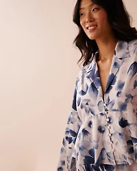 Chemisier évasé en satin