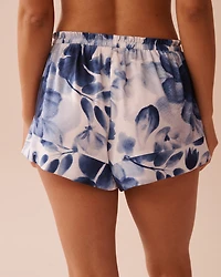 Frill Detail Satin Shorts