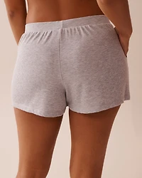 Ribbed Modal Shorts