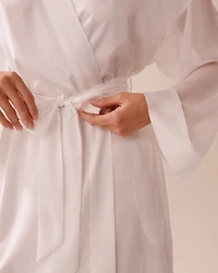 Chiffon and Satin Kimono