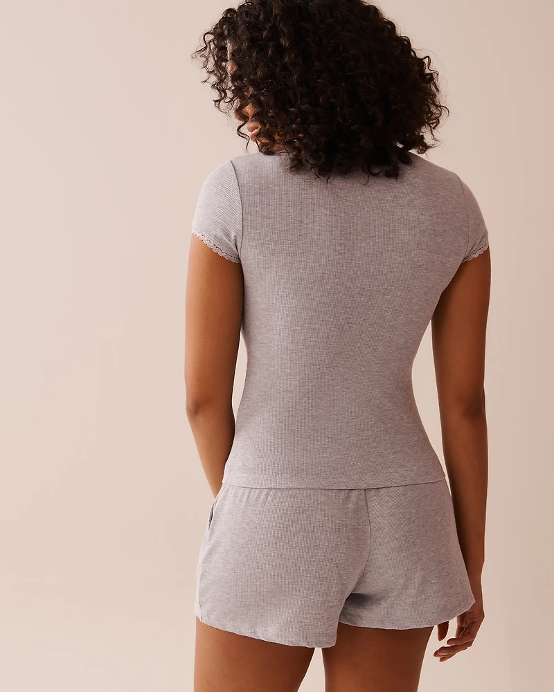 Ribbed Modal T-shirt