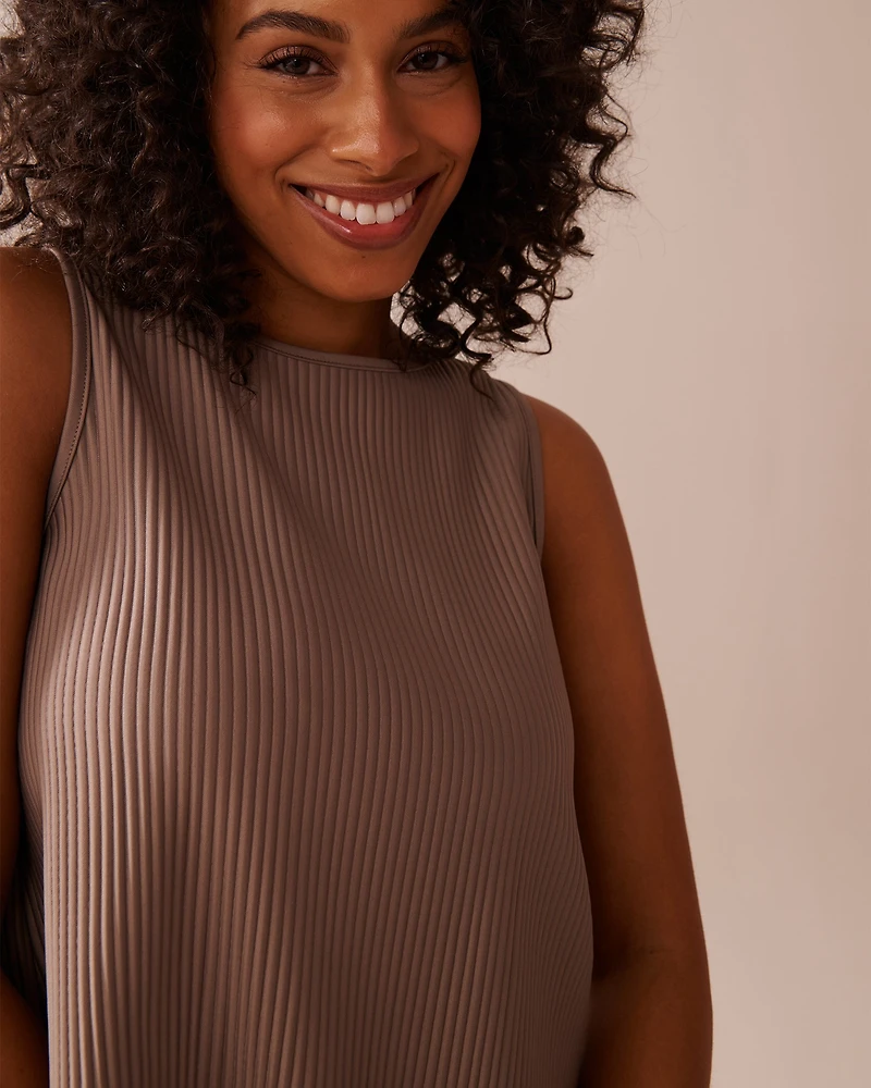 Camisole à effet pliss