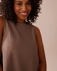 Camisole à effet pliss