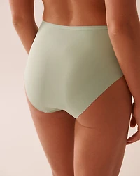 Microfiber Sleek Back High Waist Bikini Panty