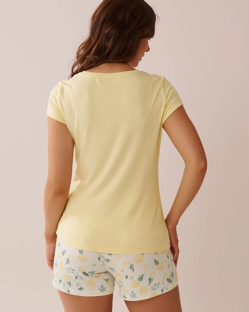 Lemon Print Super Soft T-shirt