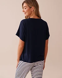 Lemon Print Super Soft Loose Fit T-shirt