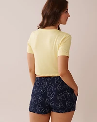 T-shirt court en jersey doux