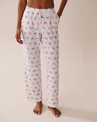 Pantalon de pyjama ultra doux imprimé poule