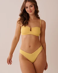 Haut de bikini bandeau armature en U crochet WARM SAND