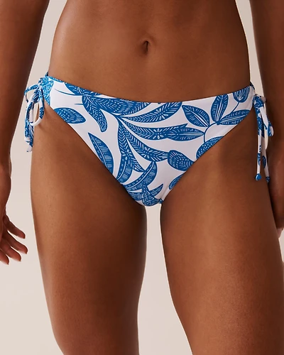 BLUE ATOLL Recycled Fibers Side Tie Bikini Bottom