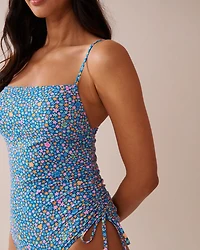 Recycled Fibers Adjustable Side One-piece Swimsuit