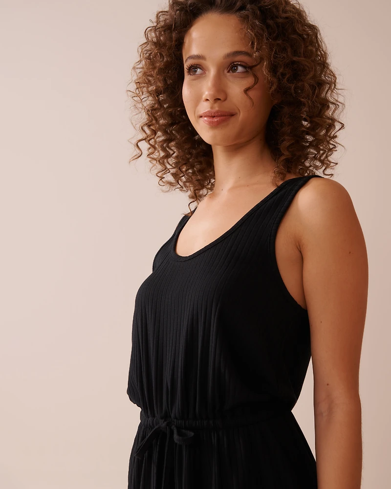 Ribbed Sleeveless Dress