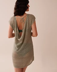 Open-Back Crochet Tunic