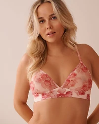 Bralette en résille transparente