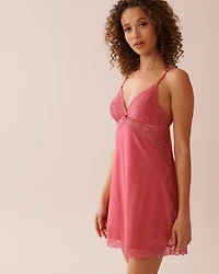 Microfiber and Lace Nightie