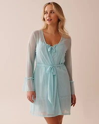 Short Mesh Kimono