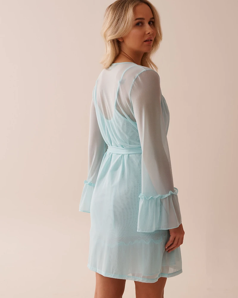 Short Mesh Kimono