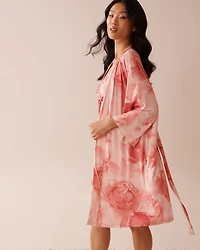 Recycled Fibers Floral Kimono