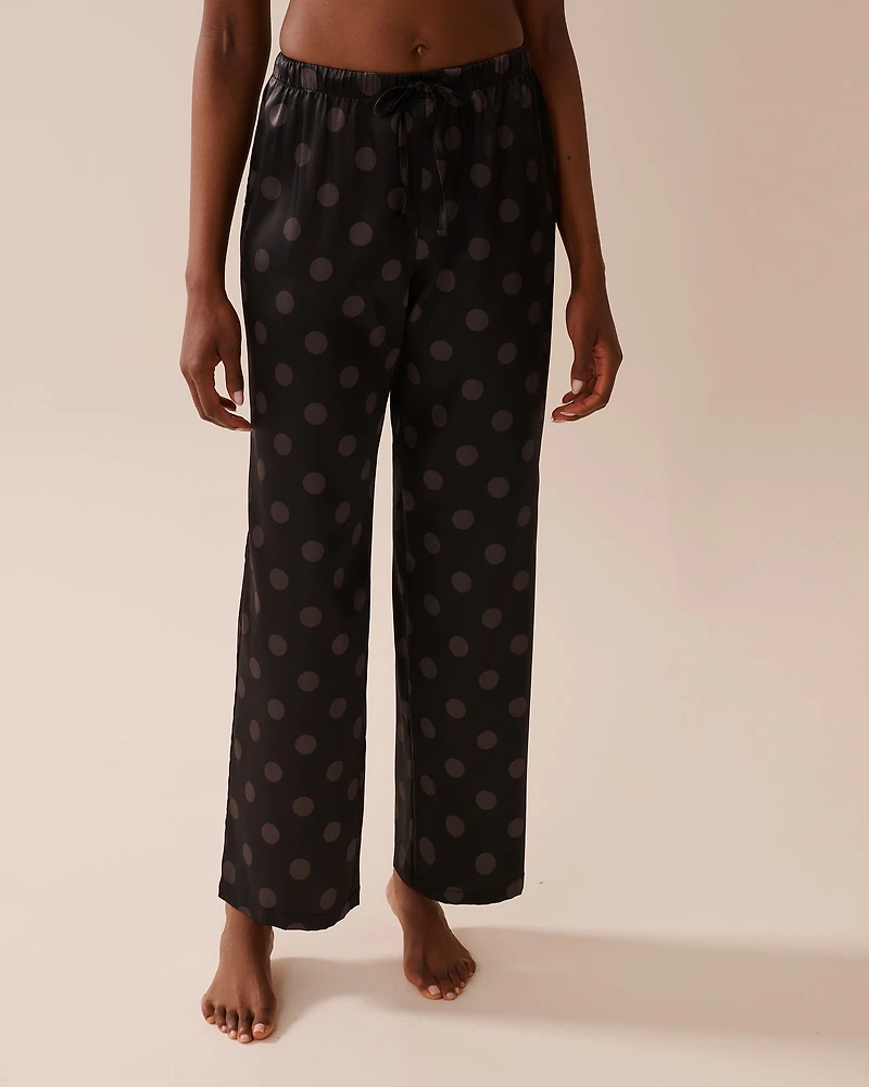 Ensemble pyjama à pois en satin