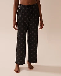 Ensemble pyjama à pois en satin