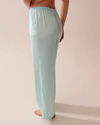 Wide Leg Satin Pants