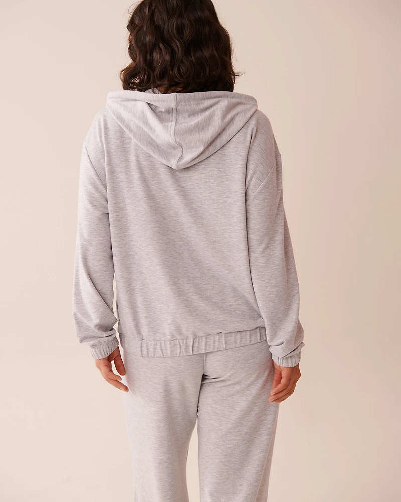 French Terry Zip-up Hoodie