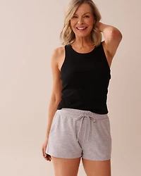 Ribbed Cotton Cami with Shelf Bra