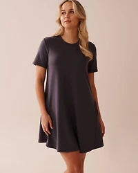 French Terry Short Sleeve Dress