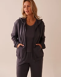 French Terry Zip-up Hoodie