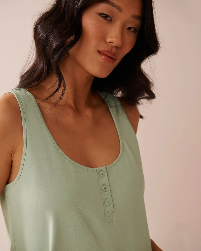Cotton Henley Cami