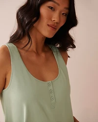 Cotton Henley Cami