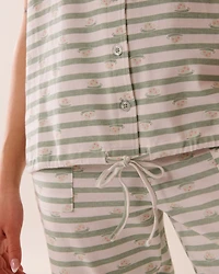 Snail Print Cotton T-shirt