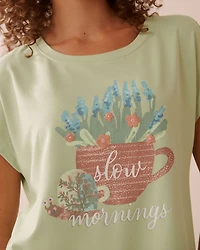 Snail Print Super Soft T-shirt