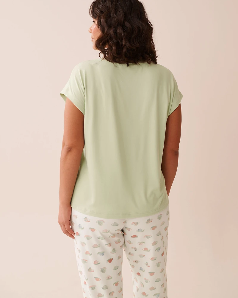 Snail Print Super Soft T-shirt