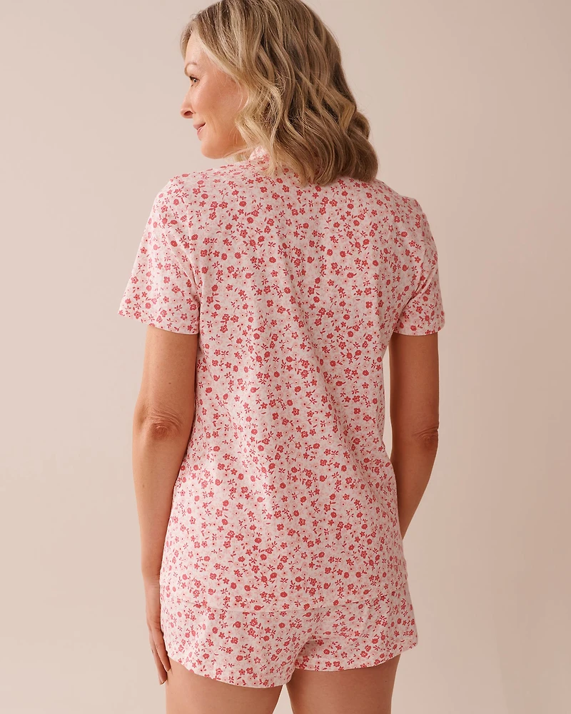 Ensemble pyjama imprimé tortue avec chemisier