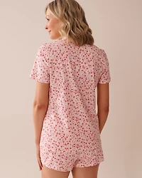 Ensemble pyjama imprimé tortue avec chemisier