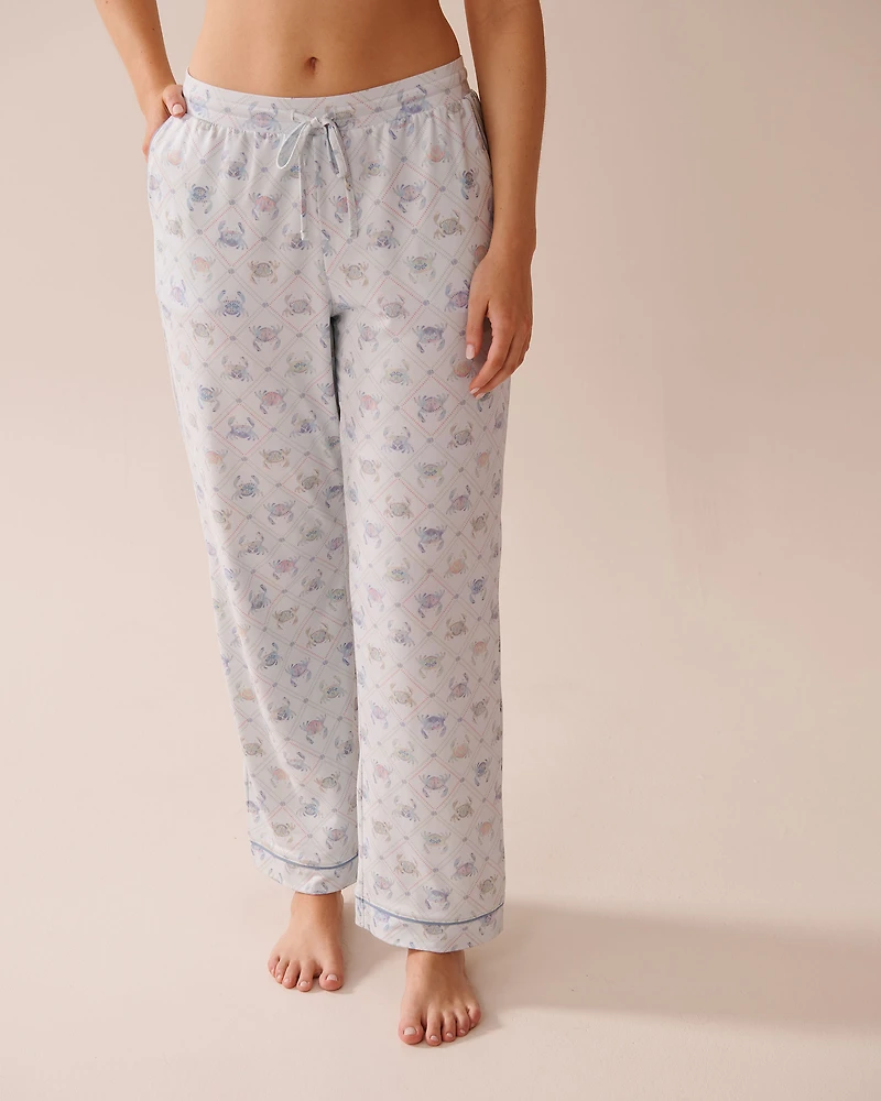 Crab Print Super Soft Pajama Pants