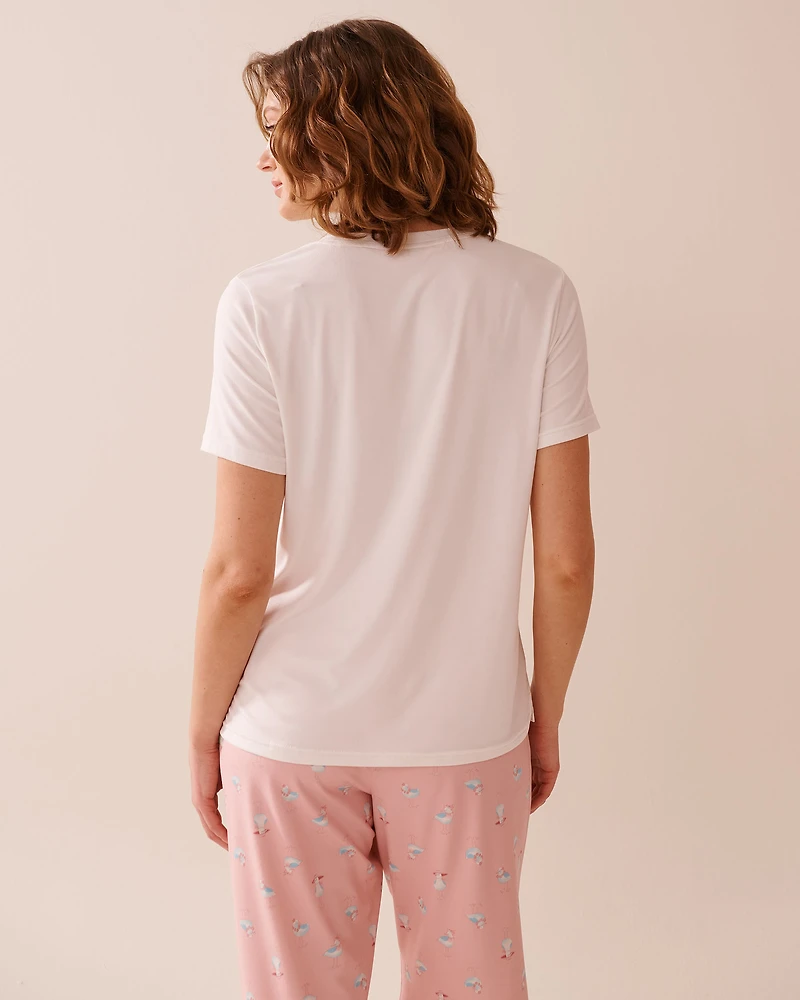 T-shirt ultra doux imprimé goéland