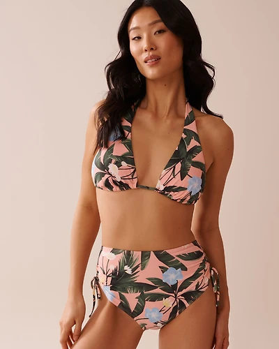 KHAKI Recycled Fibers Triangle Bikini Top