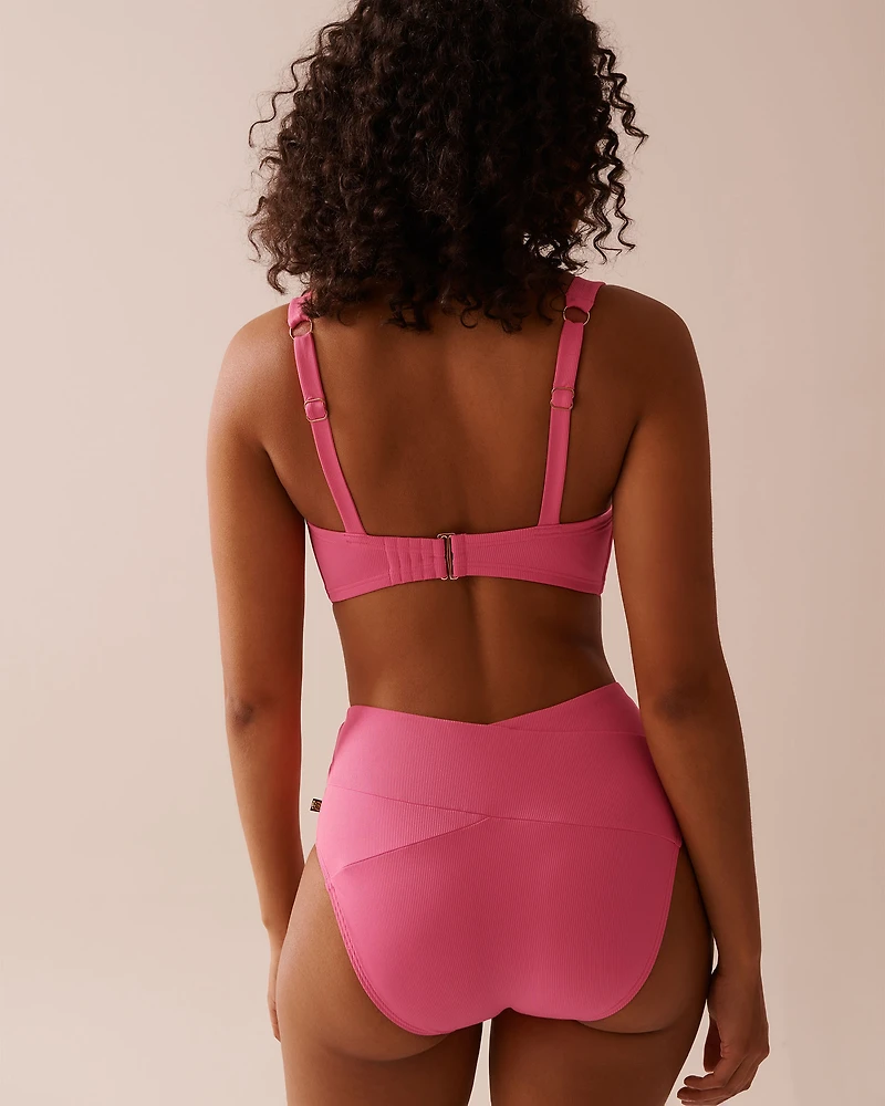 Haut de bikini balconnet bonnet D en fibres recyclées AMAZON GREEN