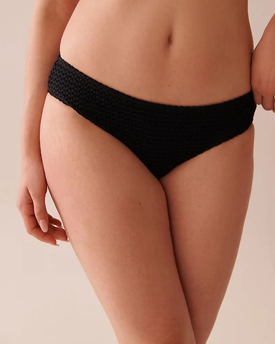 SOLID Crochet Cheeky Bikini Bottom