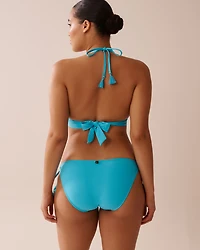 BLUE ATOLL Recycled Fibers Criss-Cross Triangle Bikini Top