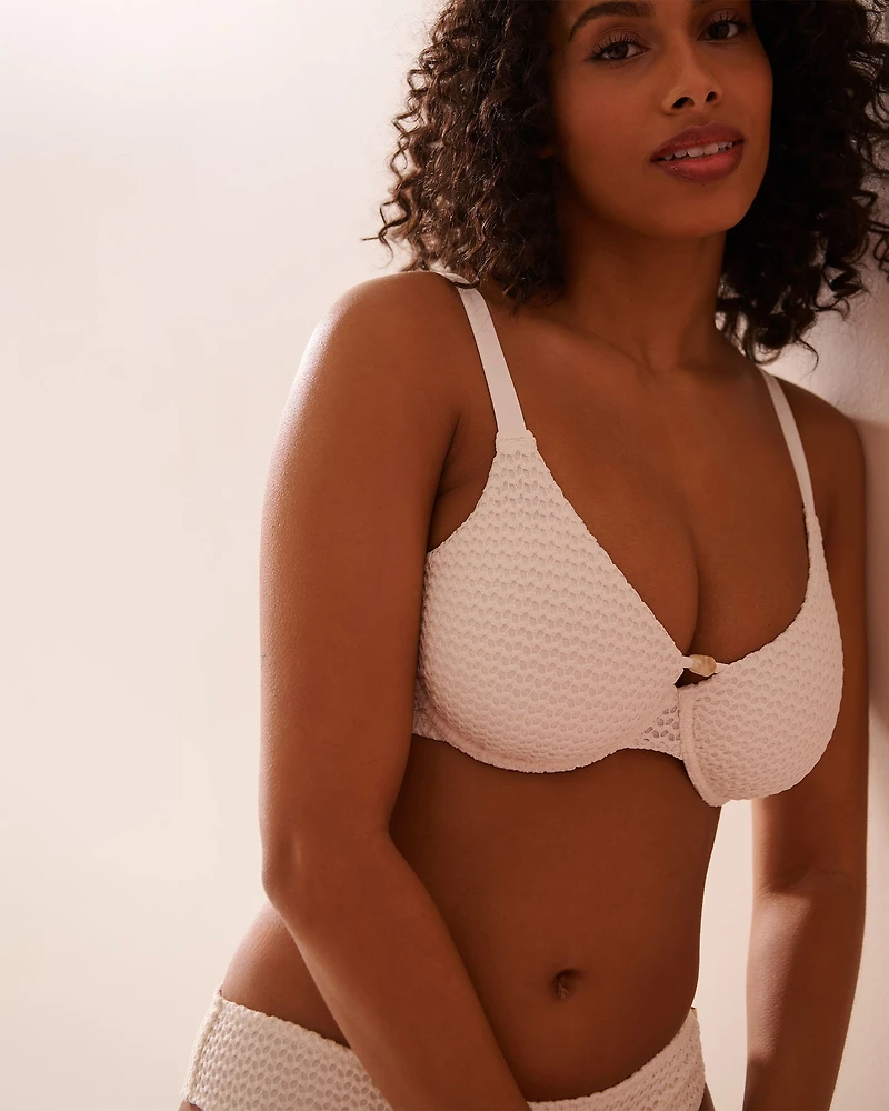 COCONUT MILK Crochet D Cup Triangle Bikini Top