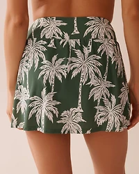 TEAL BLUE Skirt Bikini Bottom